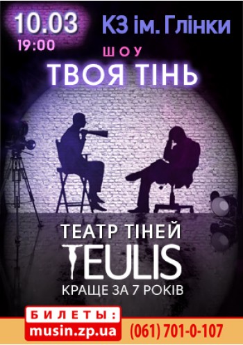 Театр Теней «Teulis» шоу "Твоя тень"